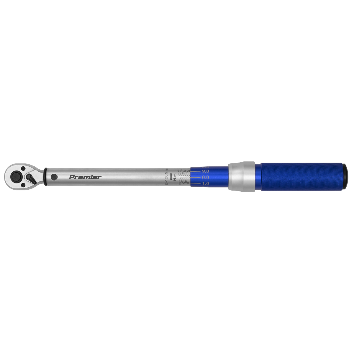 Premier STW903 Premier Calibrated Micrometer Torque Wrench 3/8"Sq Drive 20-120Nm