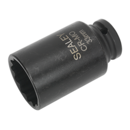 Premier SX0041 Premier Bi-Hex Deep Impact Socket 1/2"Sq Drive 33mm