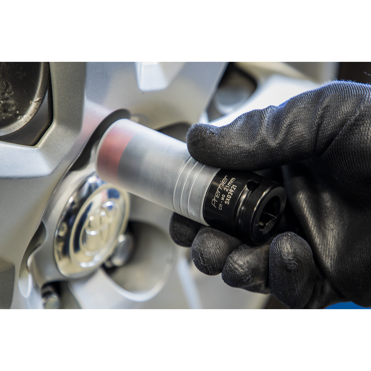 Premier SX03921 Premier Alloy Wheel Ultra-Power Impact Socket 1/2"Sq Drive 21mm