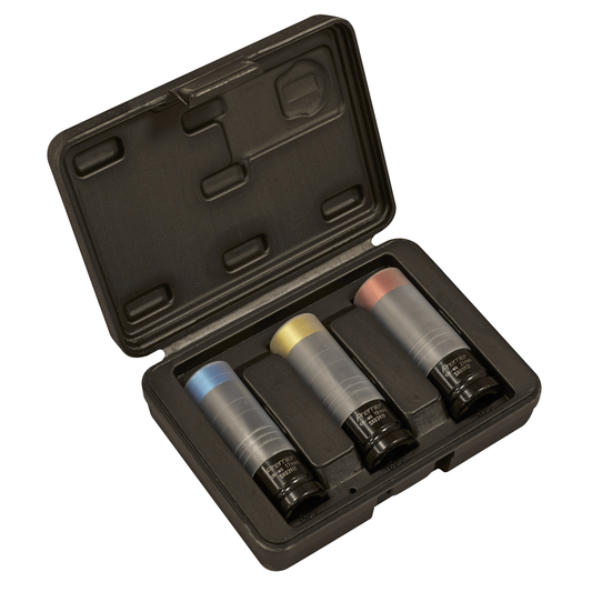 Premier SX039 Premier Alloy Wheel Ultra-Power Impact Socket Set 1/2"Sq Drive 3pc