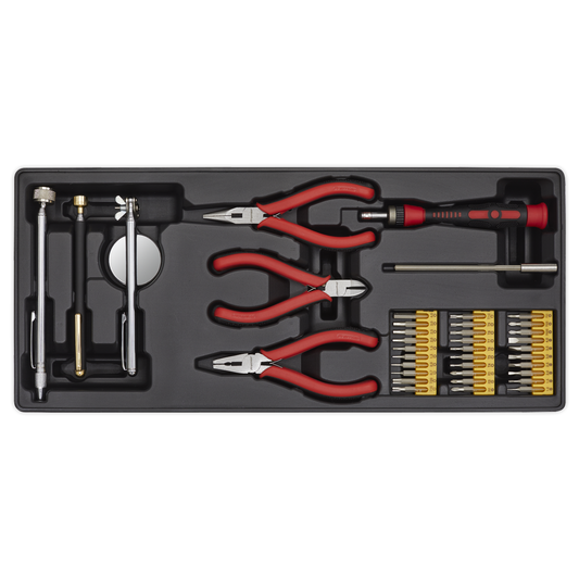 Premier TBT17 Premier Precision & Pick-Up Tool Set with Tool Tray 38pc