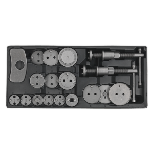 Premier TBT27 Premier Brake Wind-Back Tool Kit with Tool Tray 18pc