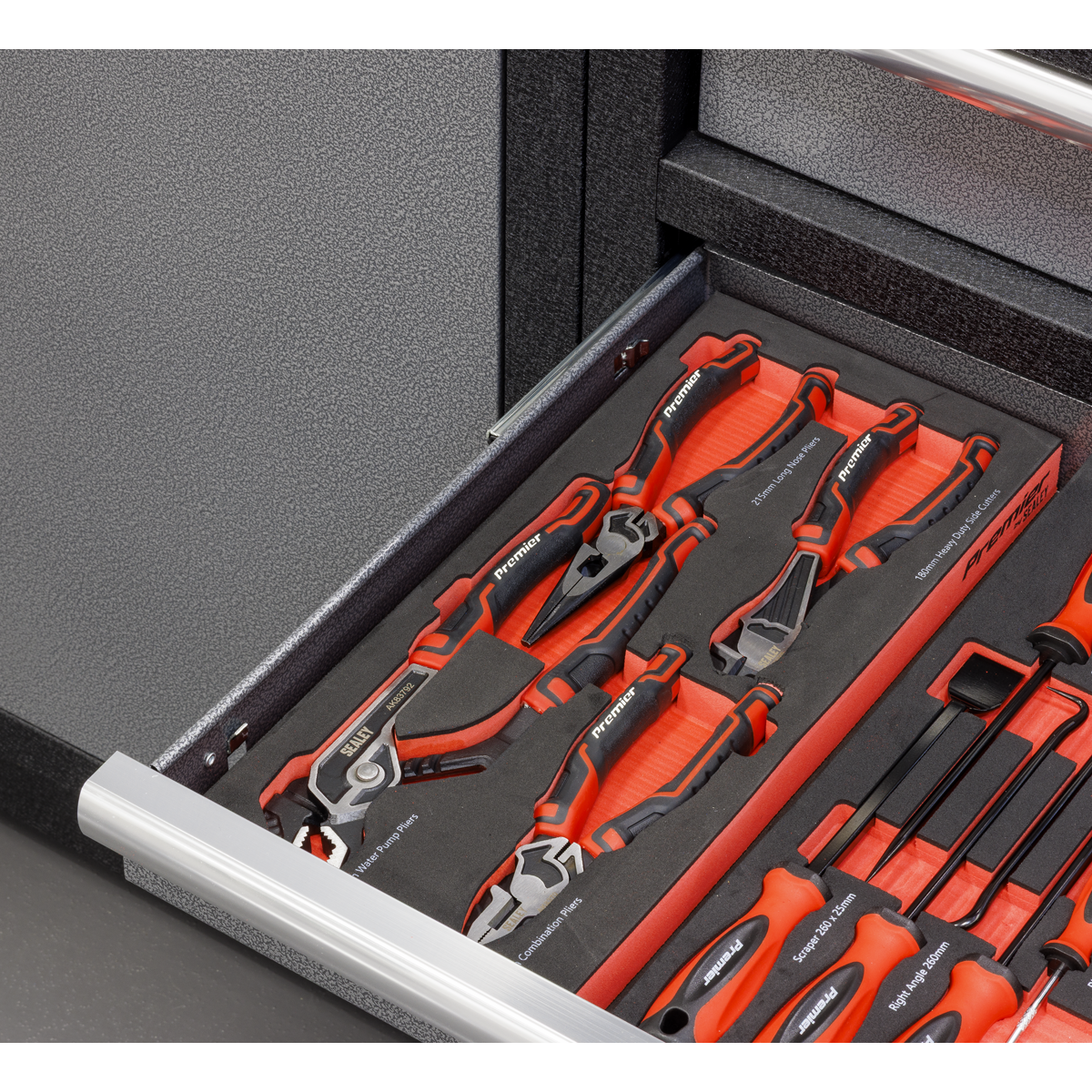 Premier TBT56 Premier Pliers Set with Tool Tray 4pc