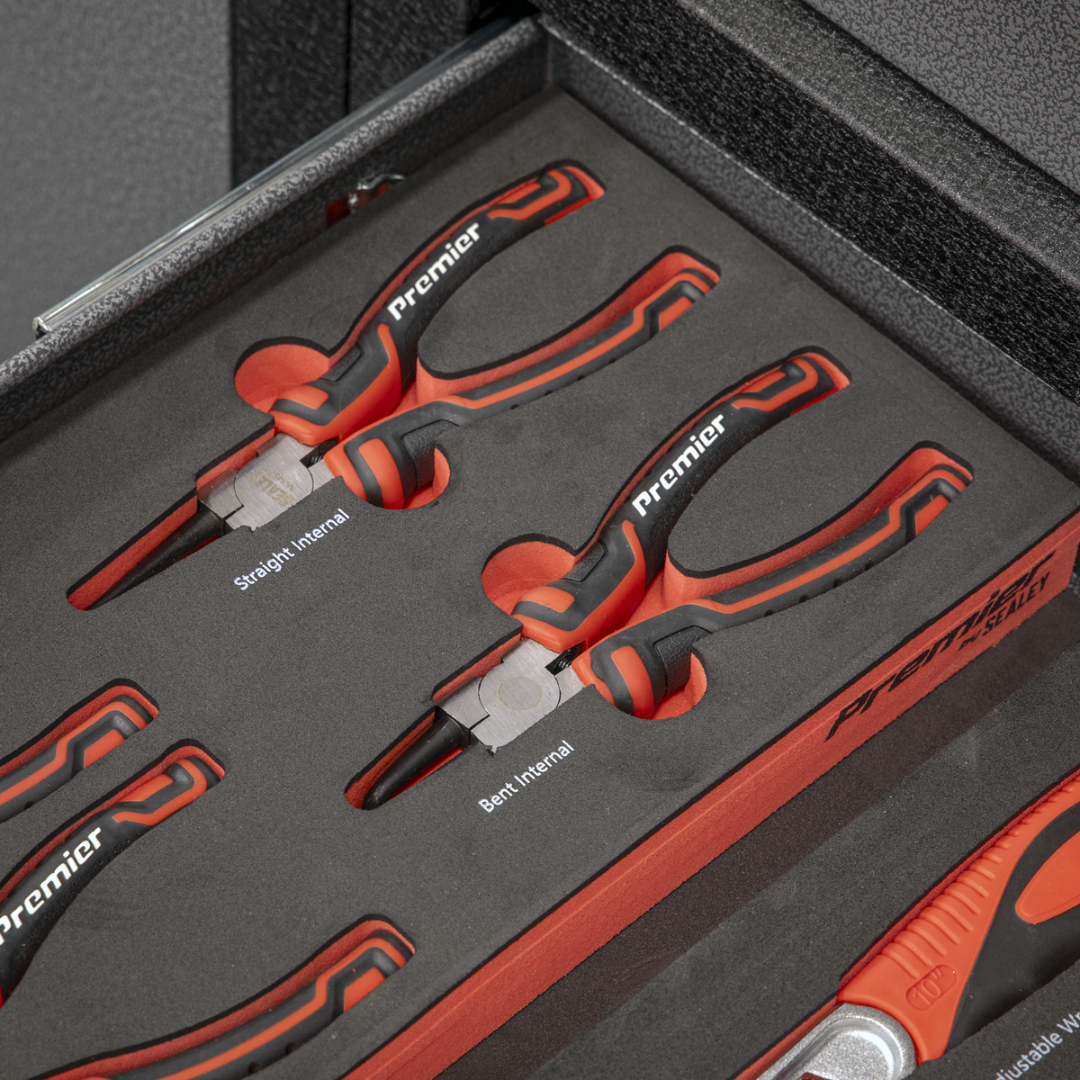 Premier TBT57 Premier Circlip Pliers Set with Tool Tray 4pc