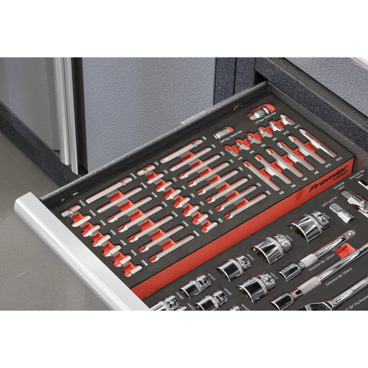 Premier TBT60 Premier TRX-Star*, Hex & Spline Bit Set with Tool Tray 44pc