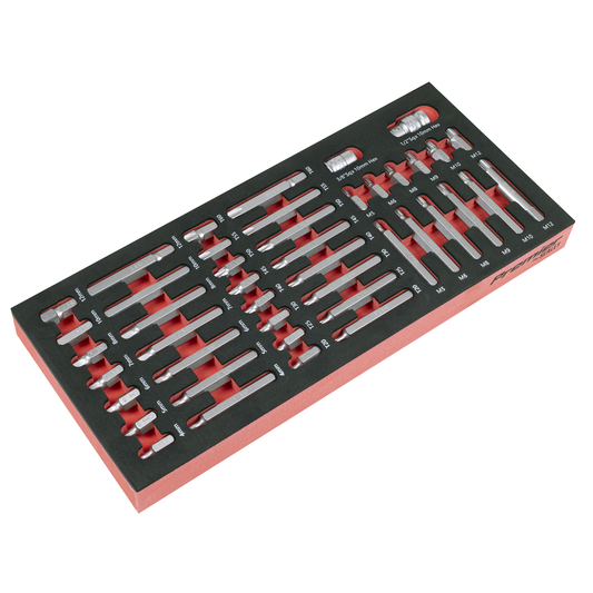 Premier TBT60 Premier TRX-Star*, Hex & Spline Bit Set with Tool Tray 44pc