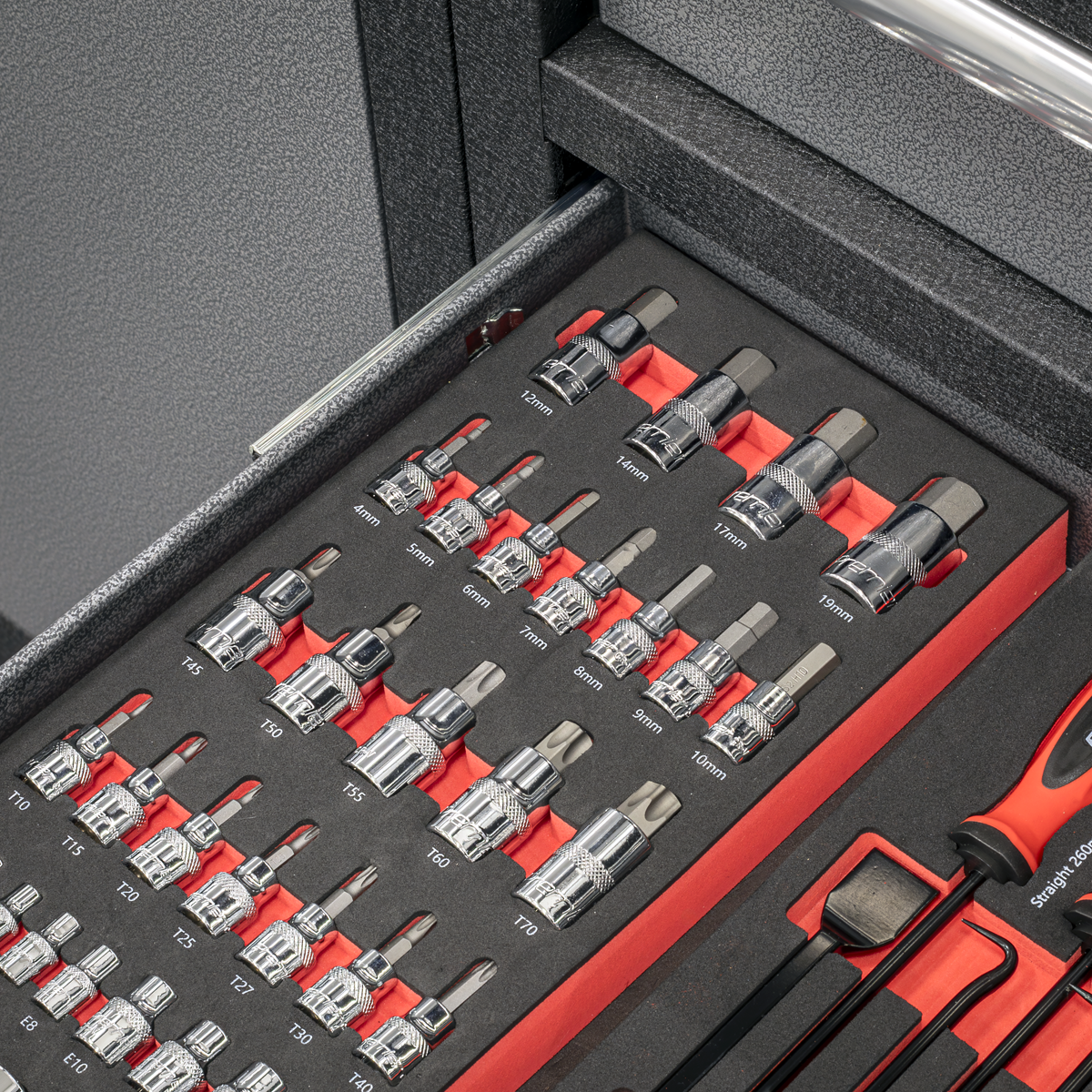 Premier TBT61 Premier Socket Bit Set with Tool Tray 37pc