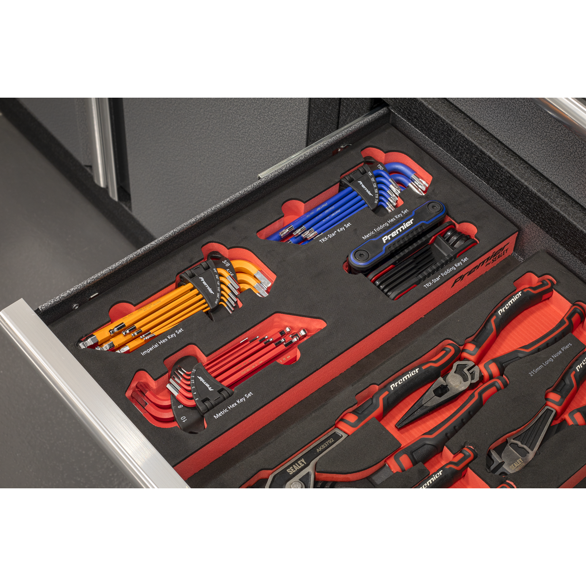 Premier TBT62 Premier Master Key Set with Tool Tray 43pc