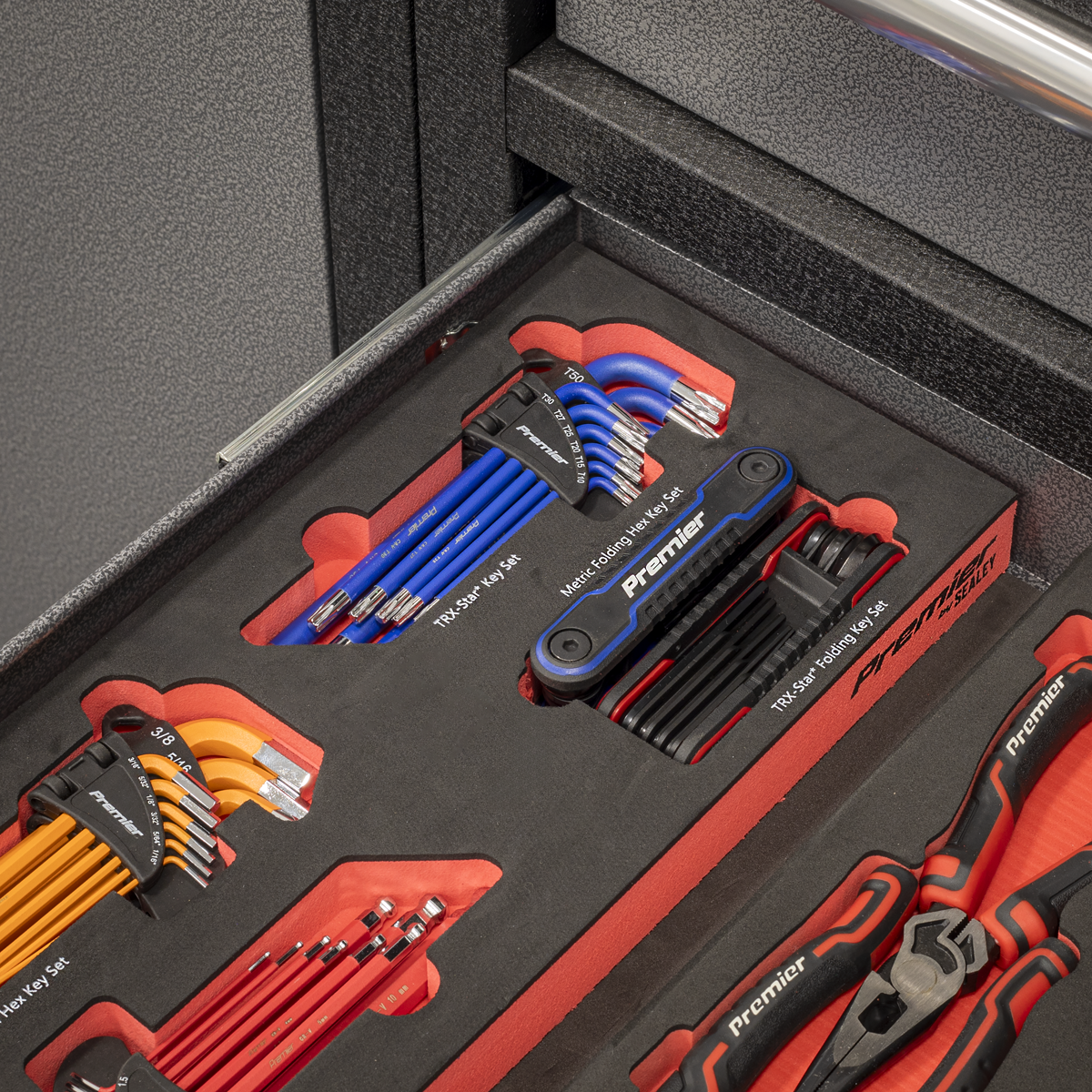 Premier TBT62 Premier Master Key Set with Tool Tray 43pc