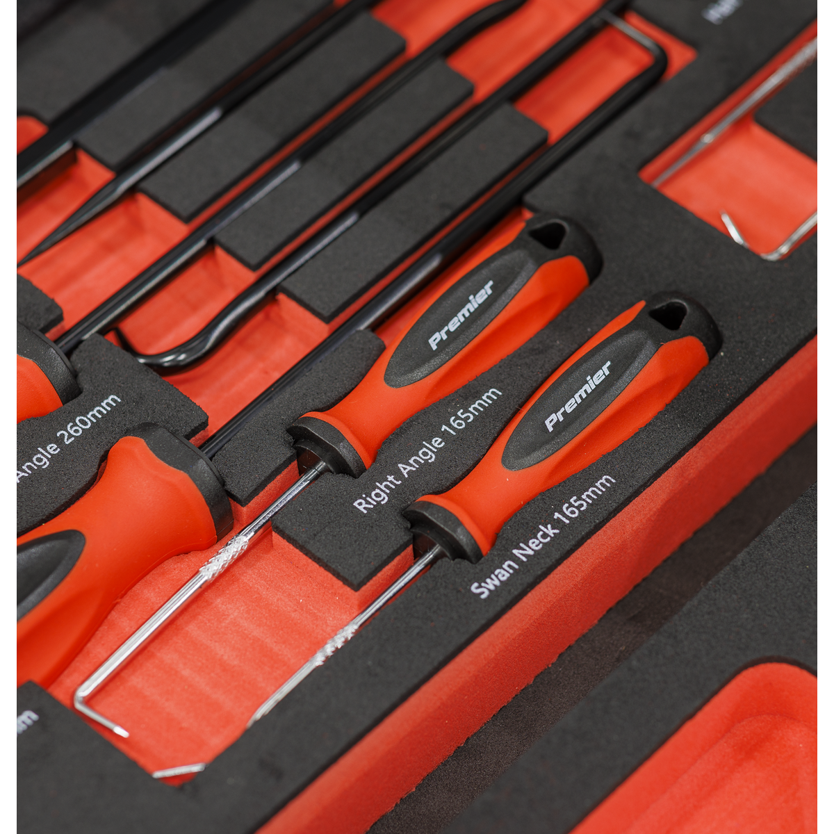 Premier TBT65 Premier Scraper & Hook Set with Tool Tray 9pc