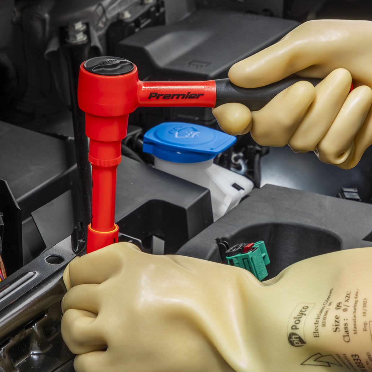 Premier TBTE01 Premier Insulated Socket Set with Tool Tray 3/8"Sq Drive 11pc - VDE Approved