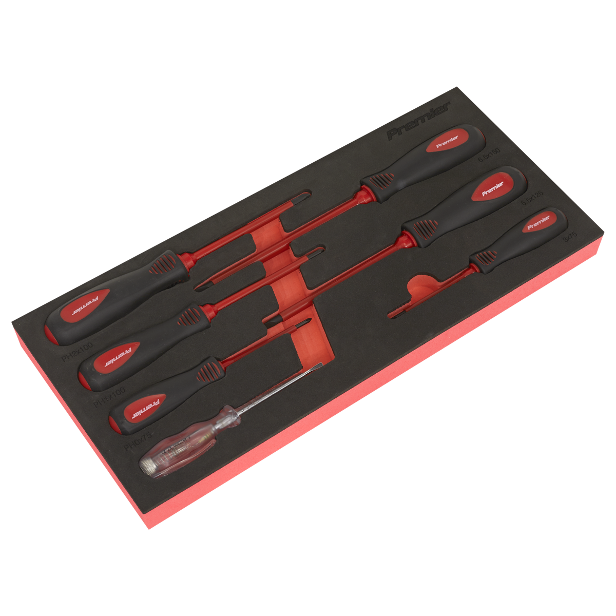 Premier TBTE04 Premier Insulated Screwdriver Set 7pc - VDE Approved
