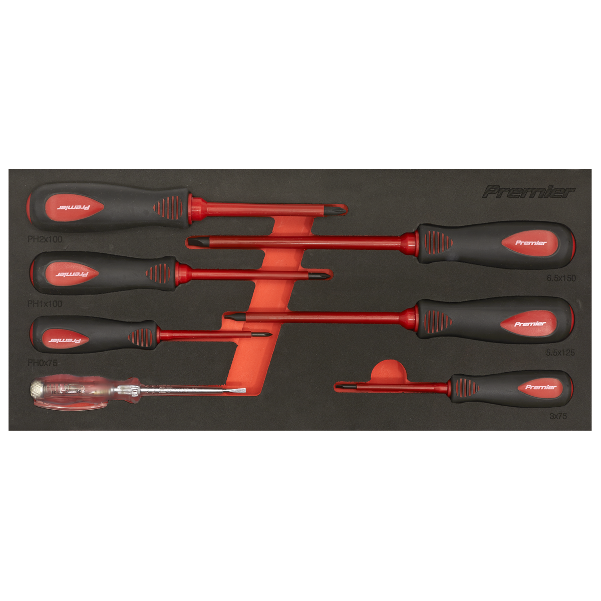 Premier TBTE04 Premier Insulated Screwdriver Set 7pc - VDE Approved