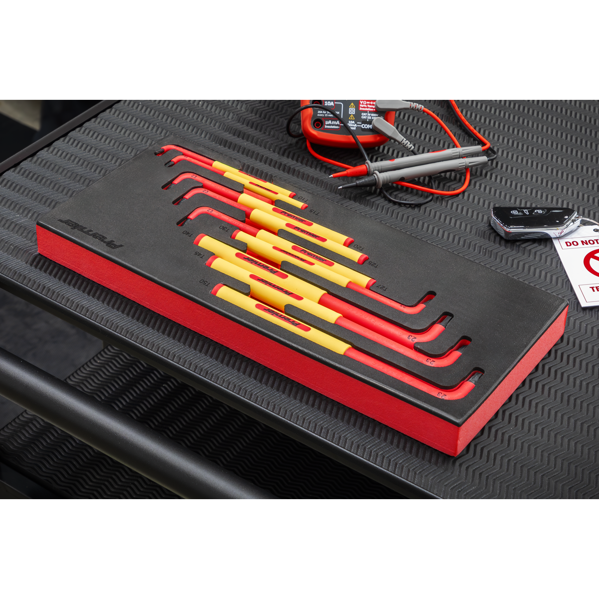 Premier TBTE06 Premier Insulated TRX-Star* Key with Tool Tray 9pc - VDE Approved