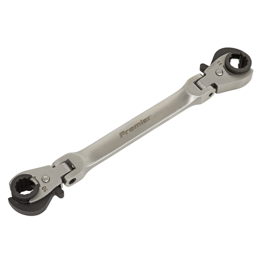 Premier VS0347 Premier Ratcheting Brake Pipe Spanner 10 x 11mm