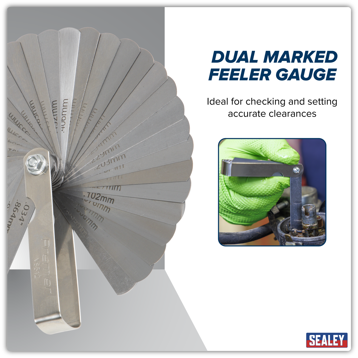 Premier VS512 Premier Dual Marked Feeler Gauge 35 Blade