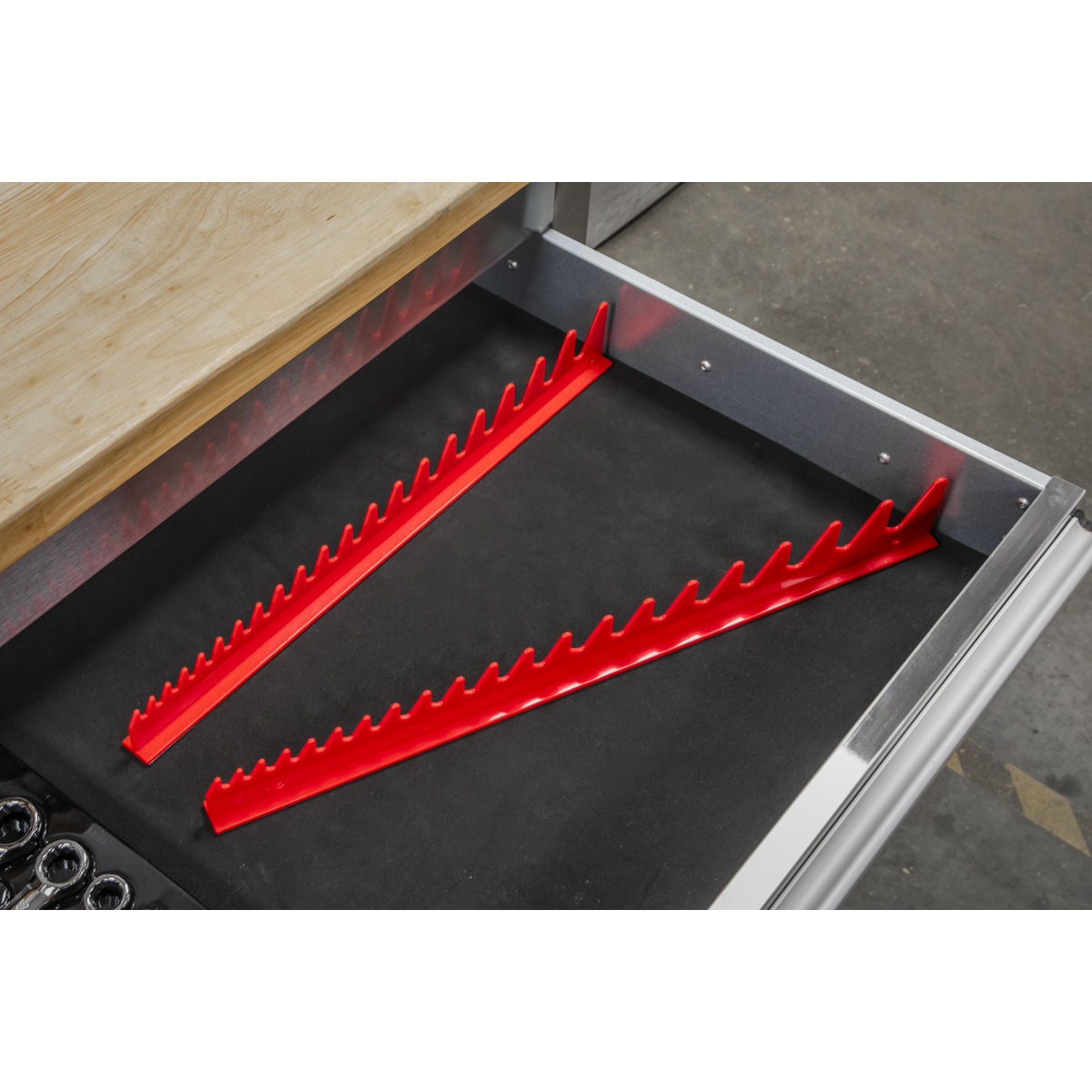Premier WR02 Premier Magnetic Sharks Teeth Spanner Rack 2pc