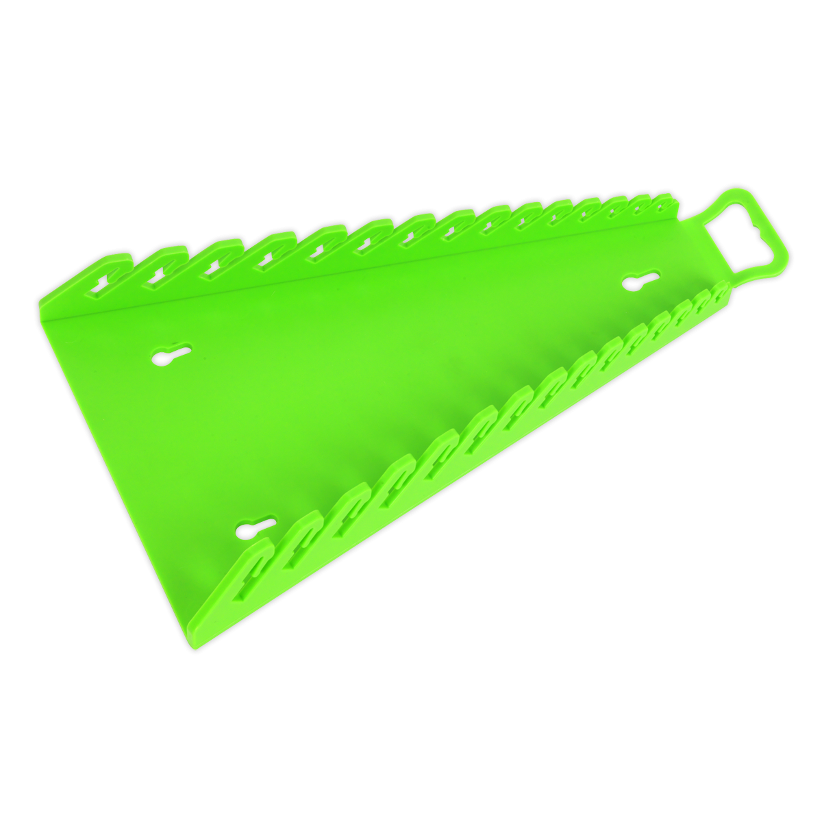 Premier WR09HV Premier Reverse Spanner Rack Capacity 15 Spanners - Hi-Vis Green