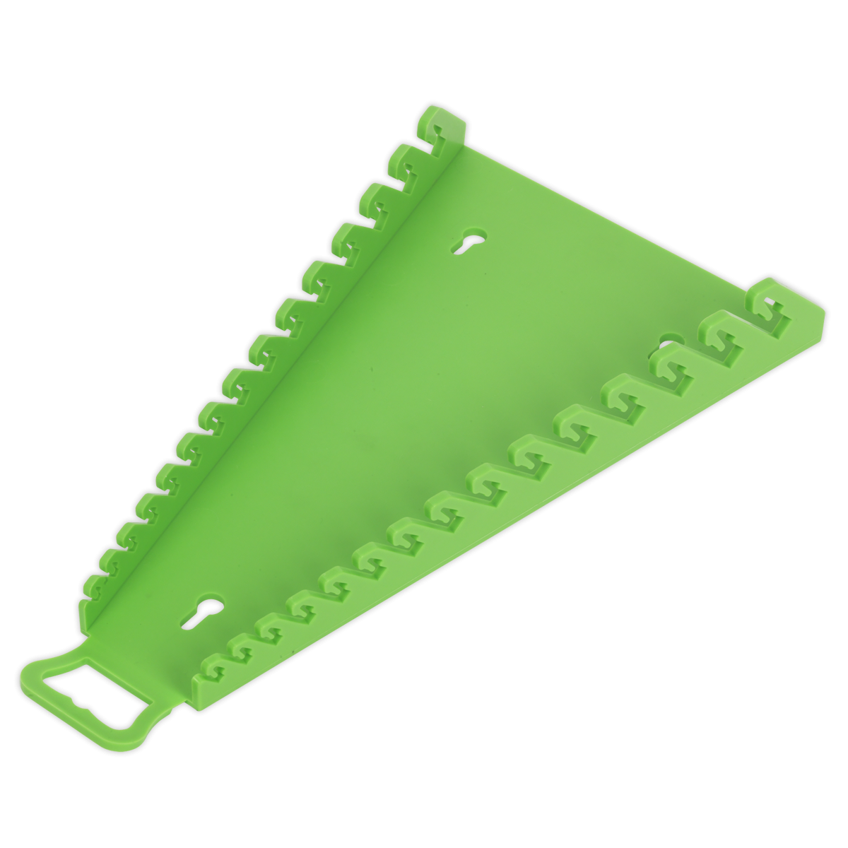 Premier WR09HV Premier Reverse Spanner Rack Capacity 15 Spanners - Hi-Vis Green