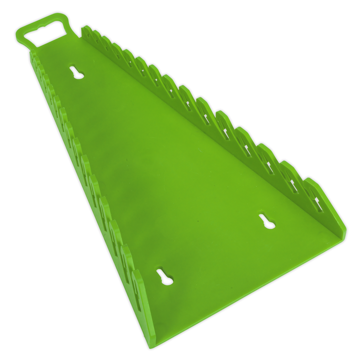 Premier WR09HV Premier Reverse Spanner Rack Capacity 15 Spanners - Hi-Vis Green