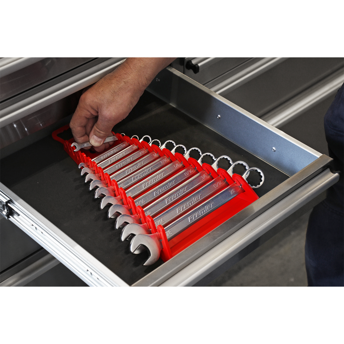 Premier WR09 Premier Reverse Spanner Rack Capacity 15 Spanners