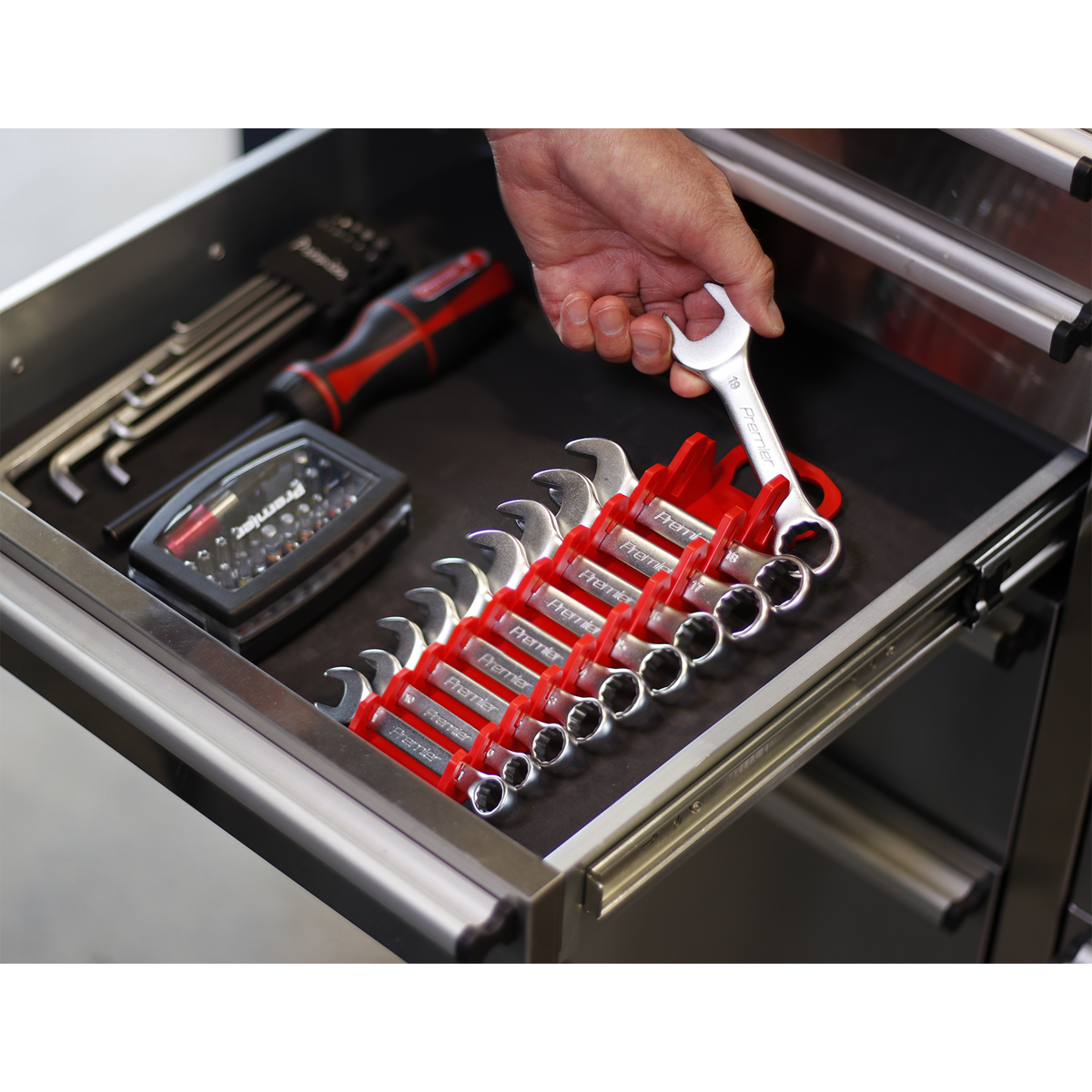 Premier WR10 Premier Spanner Rack Capacity 10 Stubby Spanners