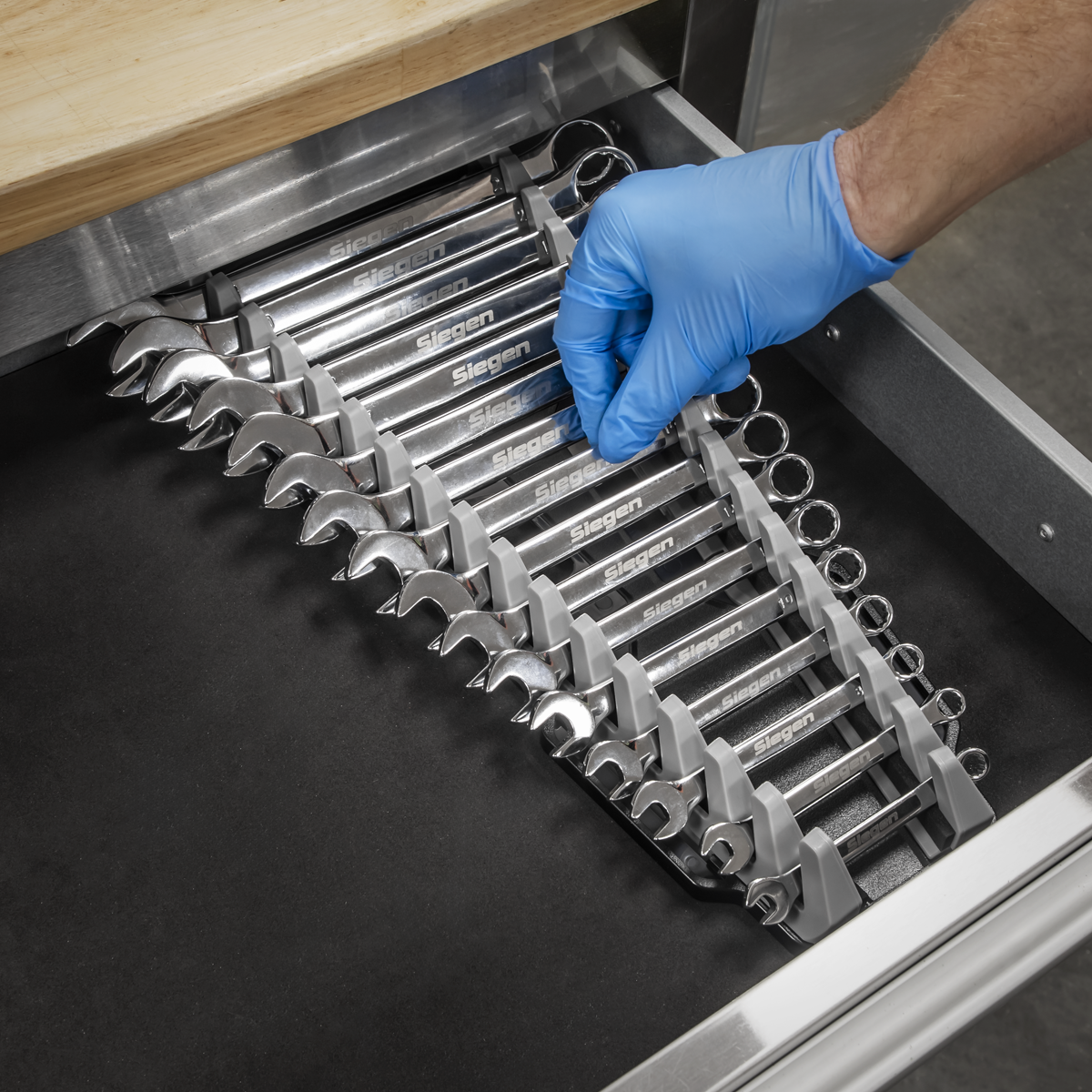Premier WR11 Premier Reversible Spanner Rack 16pc