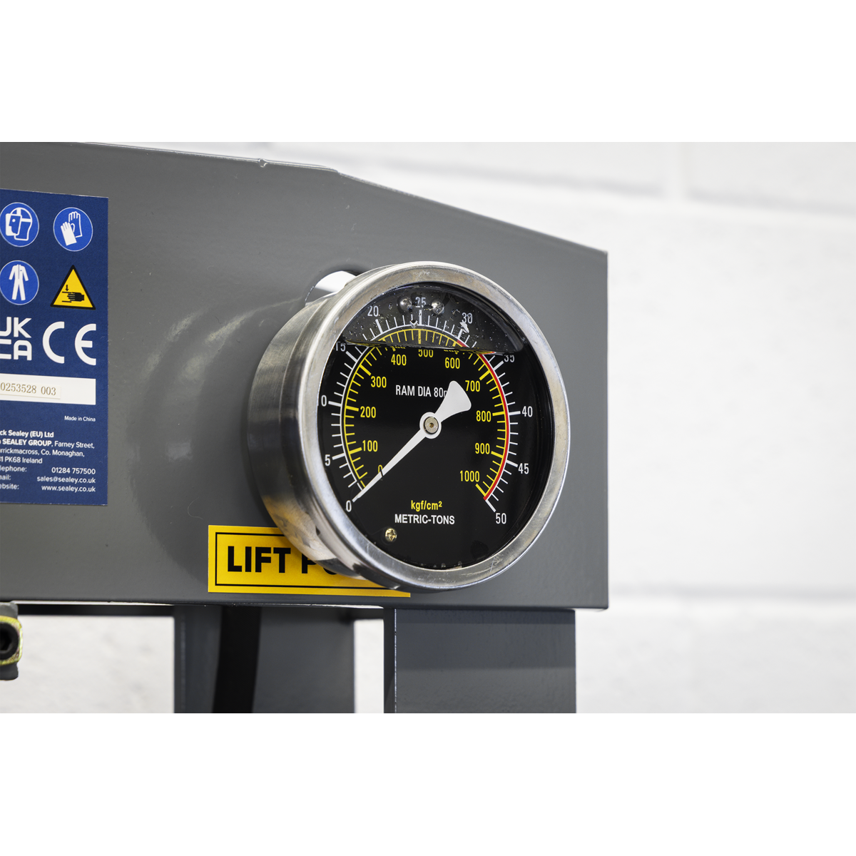 Premier YK309FAH Premier Heavy-Duty Air/Hydraulic Floor Type Press with Foot Pedal 30 Tonne