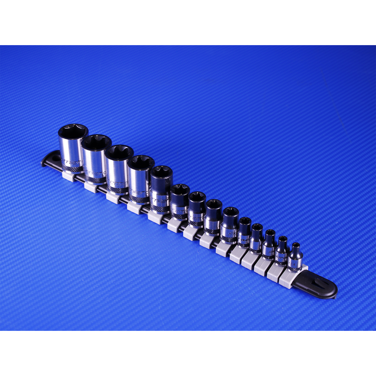 Premier Black AK618B Premier Black TRX-Star* Socket Set 1/4", 3/8" & 1/2"Sq Drive E4-E24 14pc