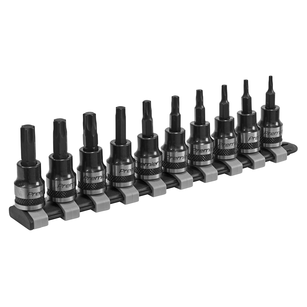 Premier Black AK6207B Premier Black TRX-Star* Socket Bit Set 3/8"Sq Drive 10pc