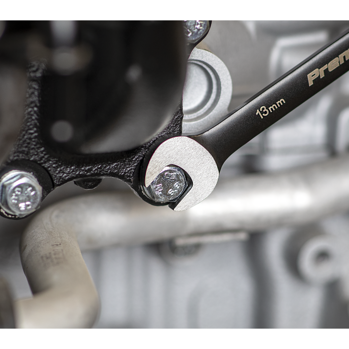 Premier Black AK63941B Premier Black Combination Ratchet Spanner Set 7pc