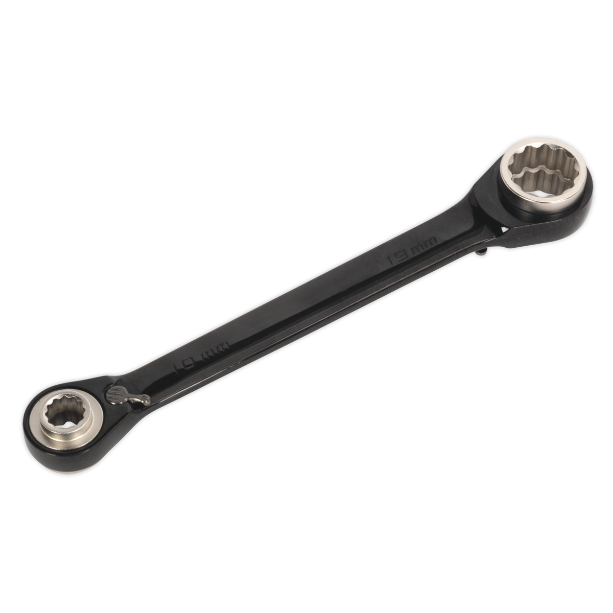 Premier Black AK7979 Premier 4-in-1 Reversible Ratchet Ring Spanner