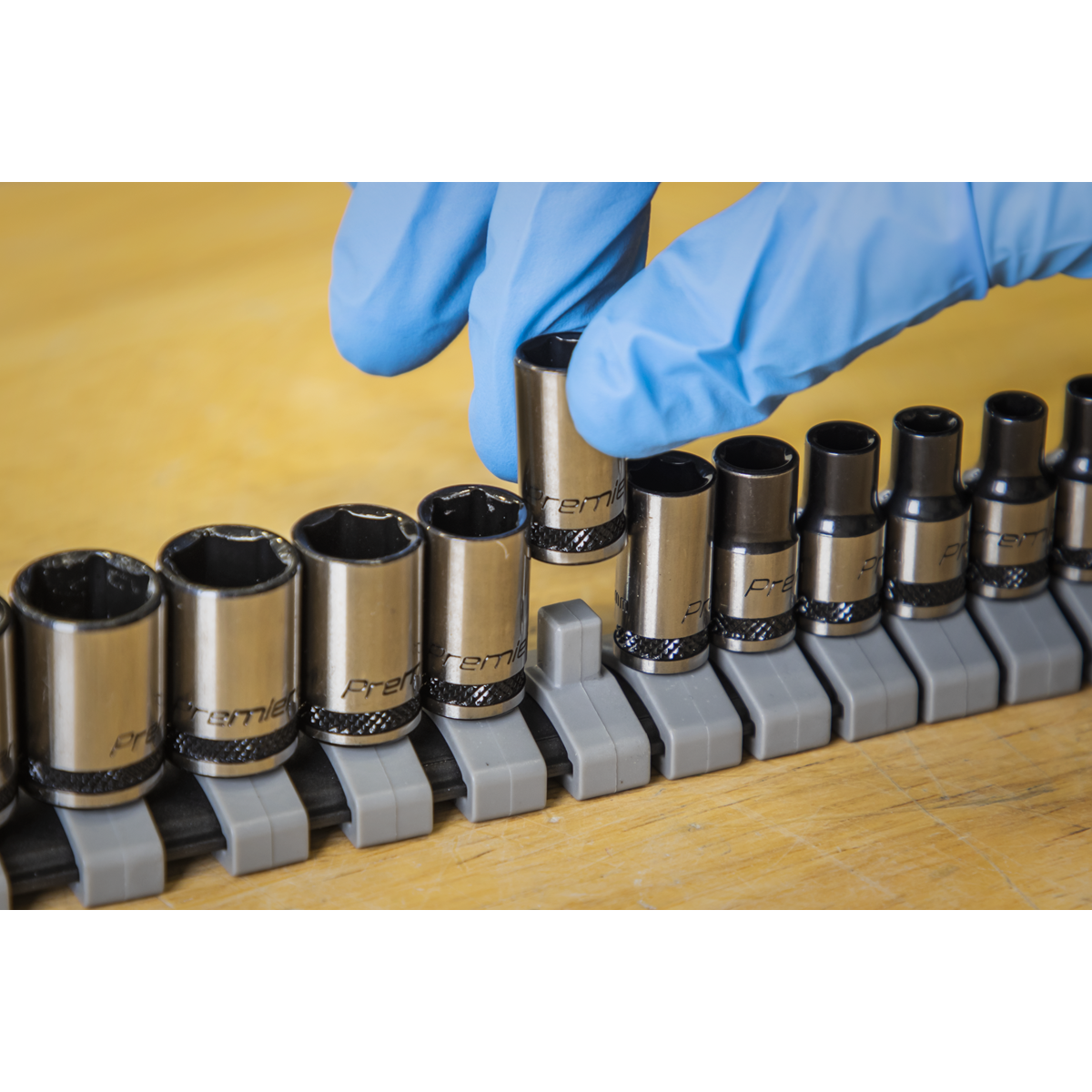 Premier Black AK7990 Premier Black Socket Set 1/4"Sq Drive 13pc