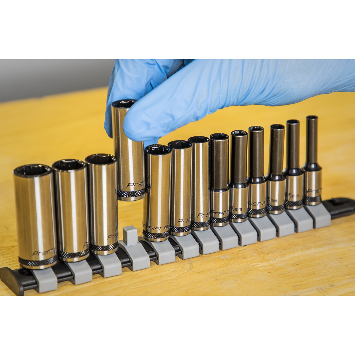 Premier Black AK7991 Premier Black Deep Socket Set 1/4"Sq Drive 13pc