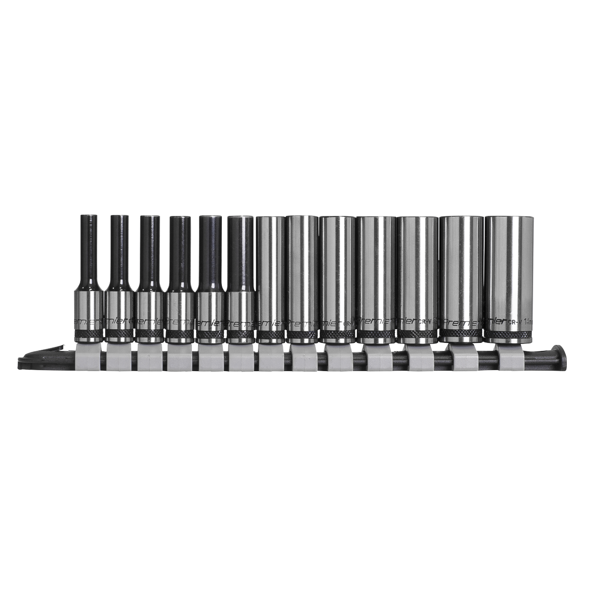 Premier Black AK7991 Premier Black Deep Socket Set 1/4"Sq Drive 13pc