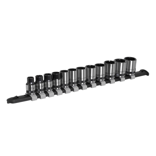 Premier Black AK7992 Premier Black Socket Set 3/8"Sq Drive 12pc