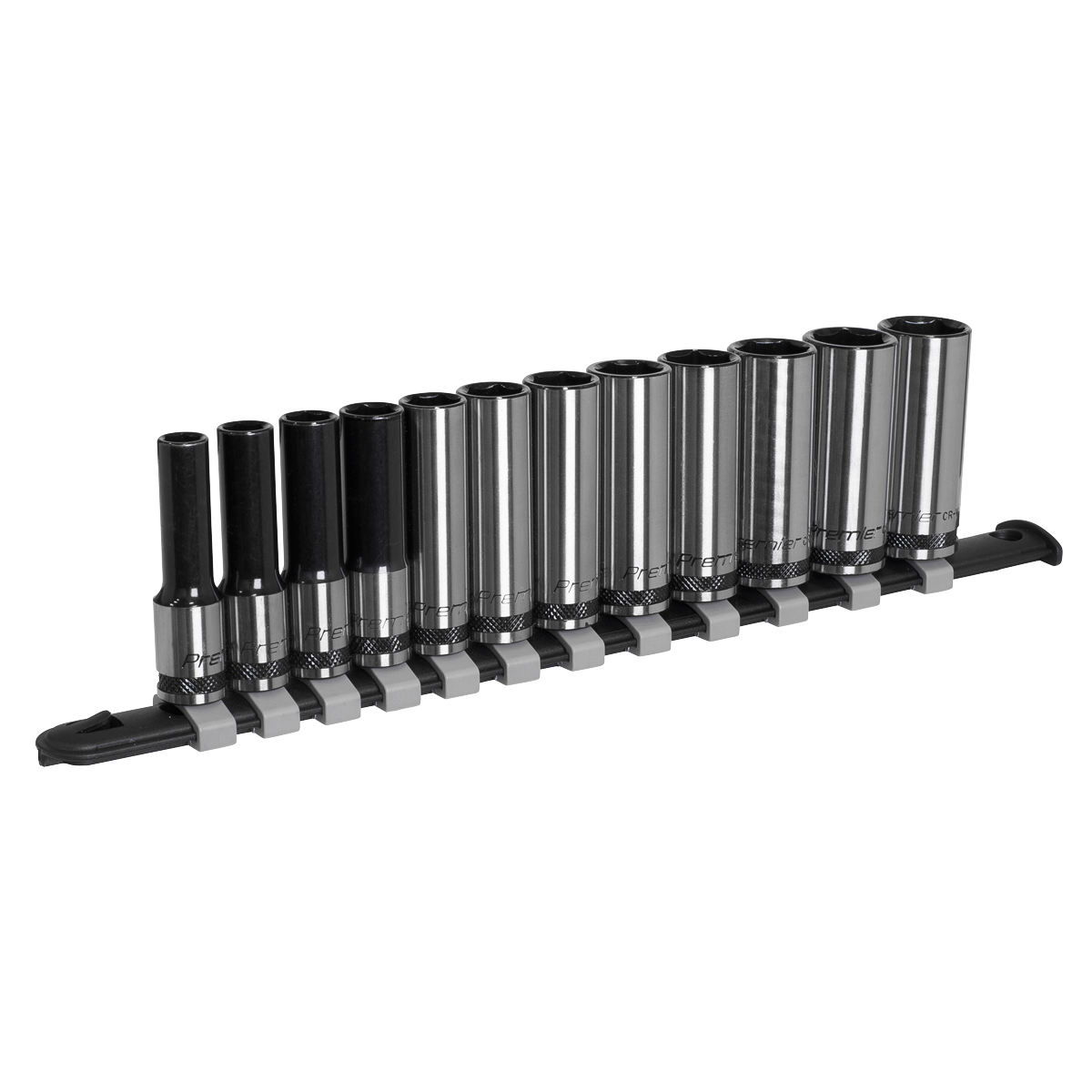 Premier Black AK7993 Premier Black Deep Socket Set 3/8"Sq Drive 12pc