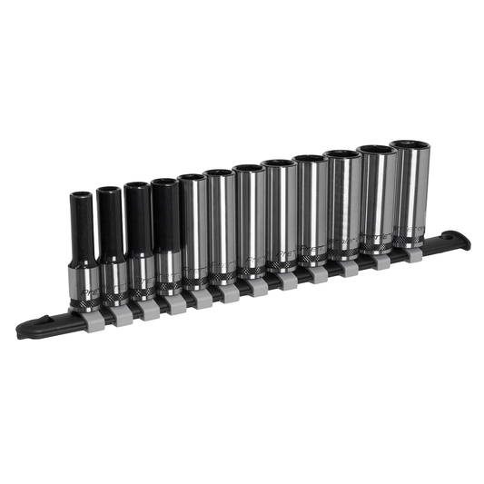 Premier Black AK7993 Premier Black Deep Socket Set 3/8"Sq Drive 12pc