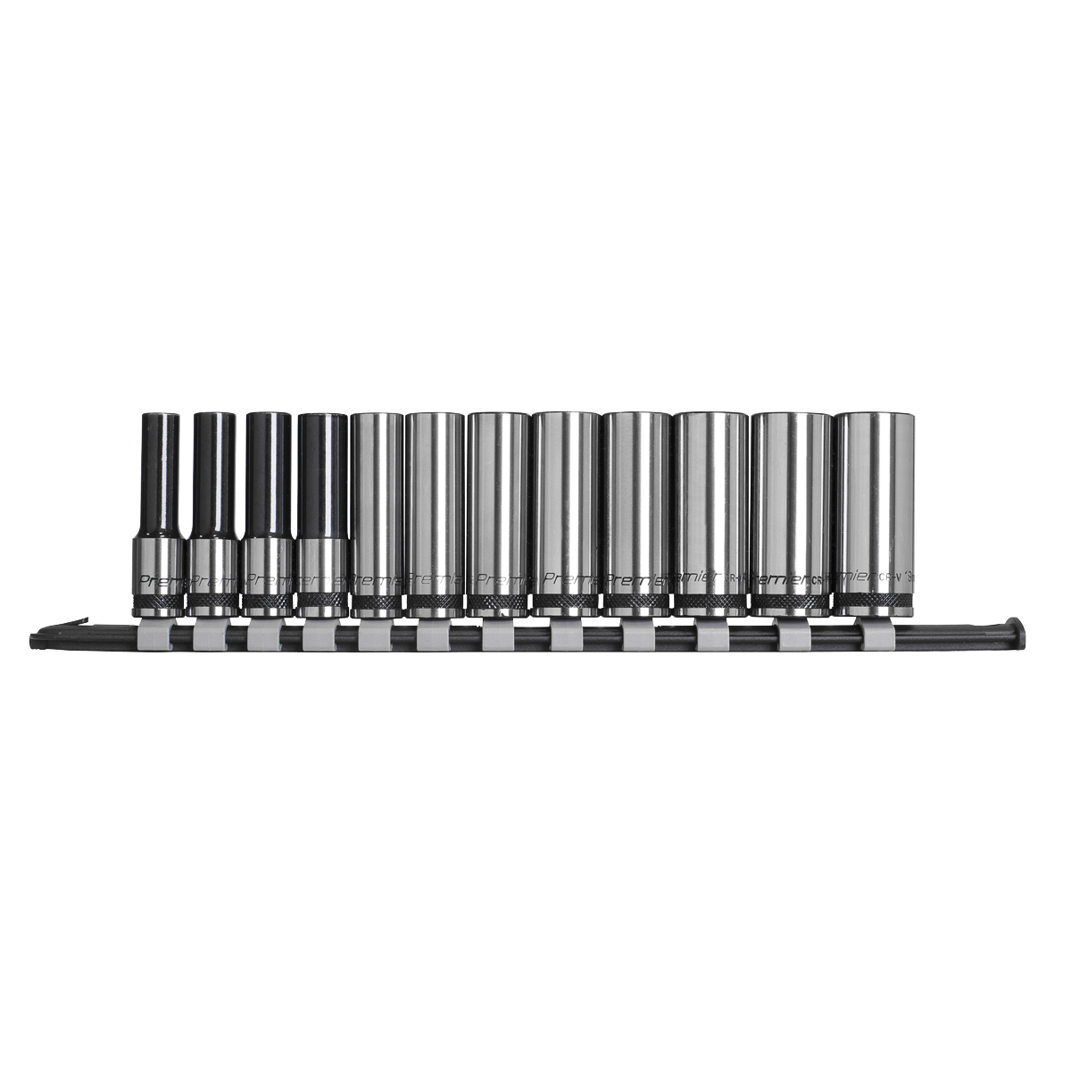 Premier Black AK7993 Premier Black Deep Socket Set 3/8"Sq Drive 12pc