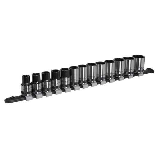 Premier Black AK7994 Premier Black Socket Set 1/2"Sq Drive 13pc