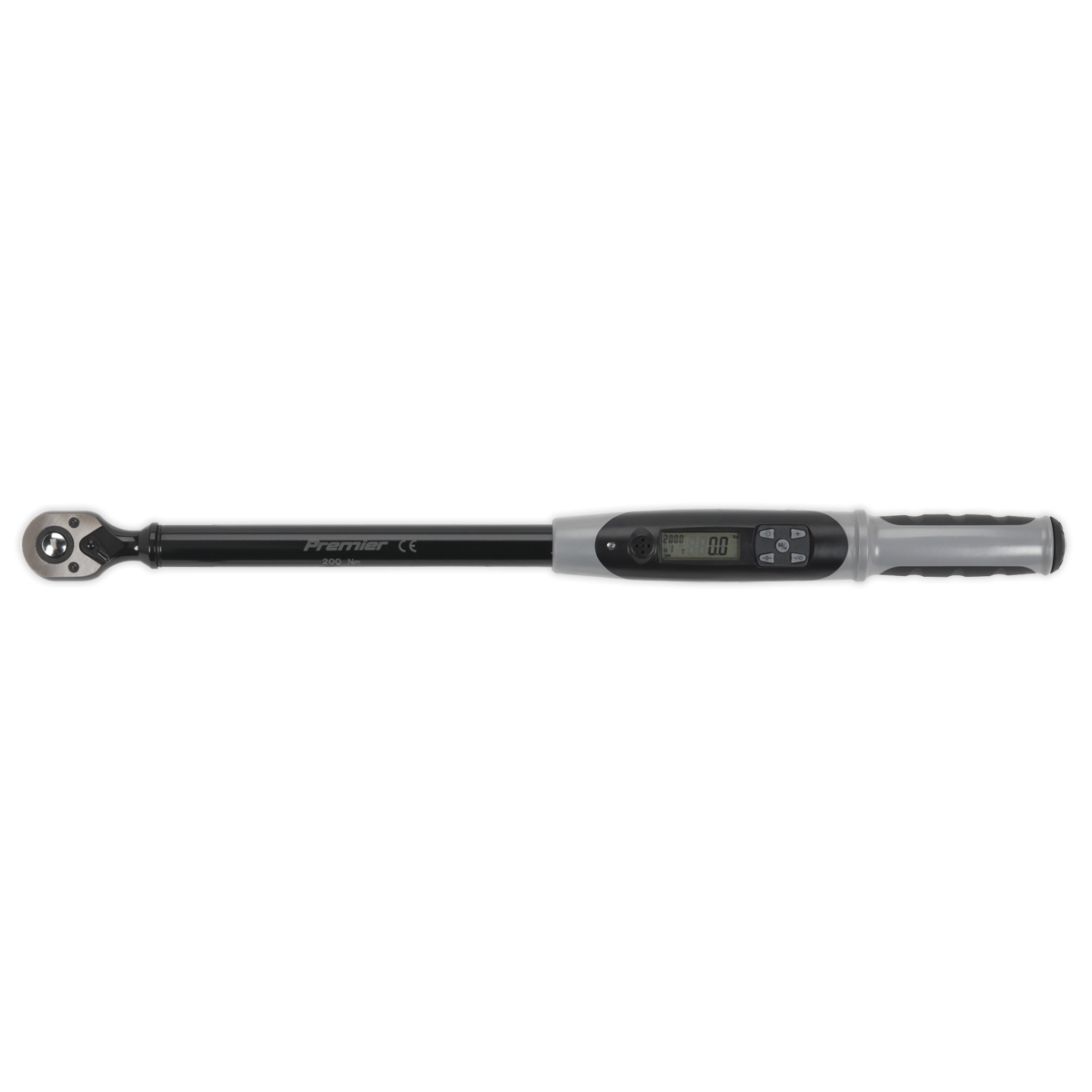 Premier Black STW306B Premier Black Digital Torque Wrench with Angle Function 1/2"Sq Drive 20-200Nm