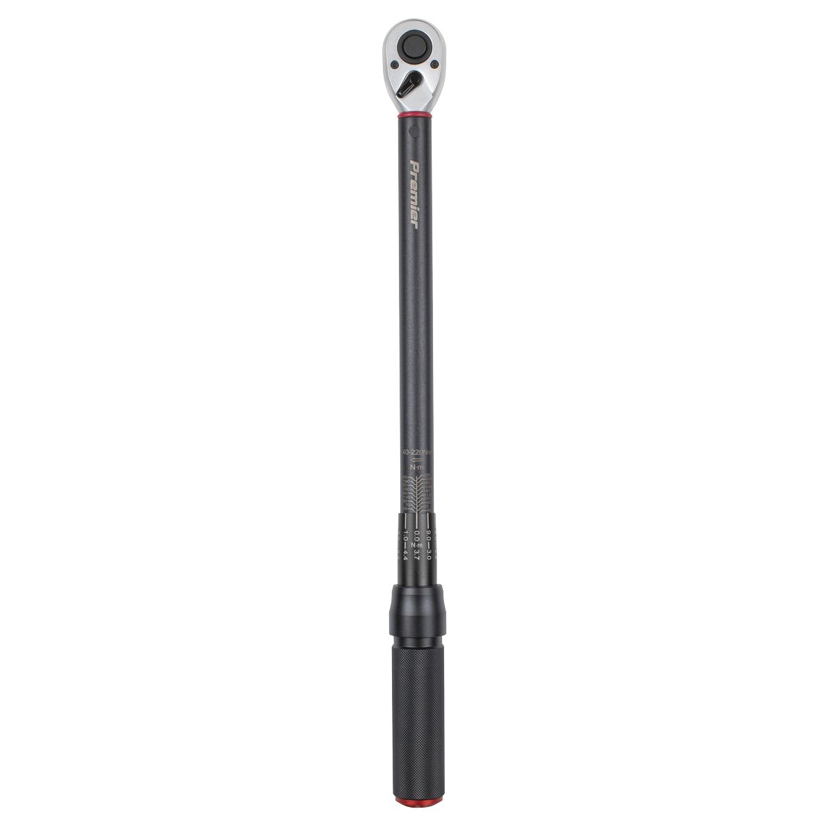 Premier Black STW904B Torque Wrench Micrometer 1/2"Sq Drive Calibrated 40-220Nm - Premier Black