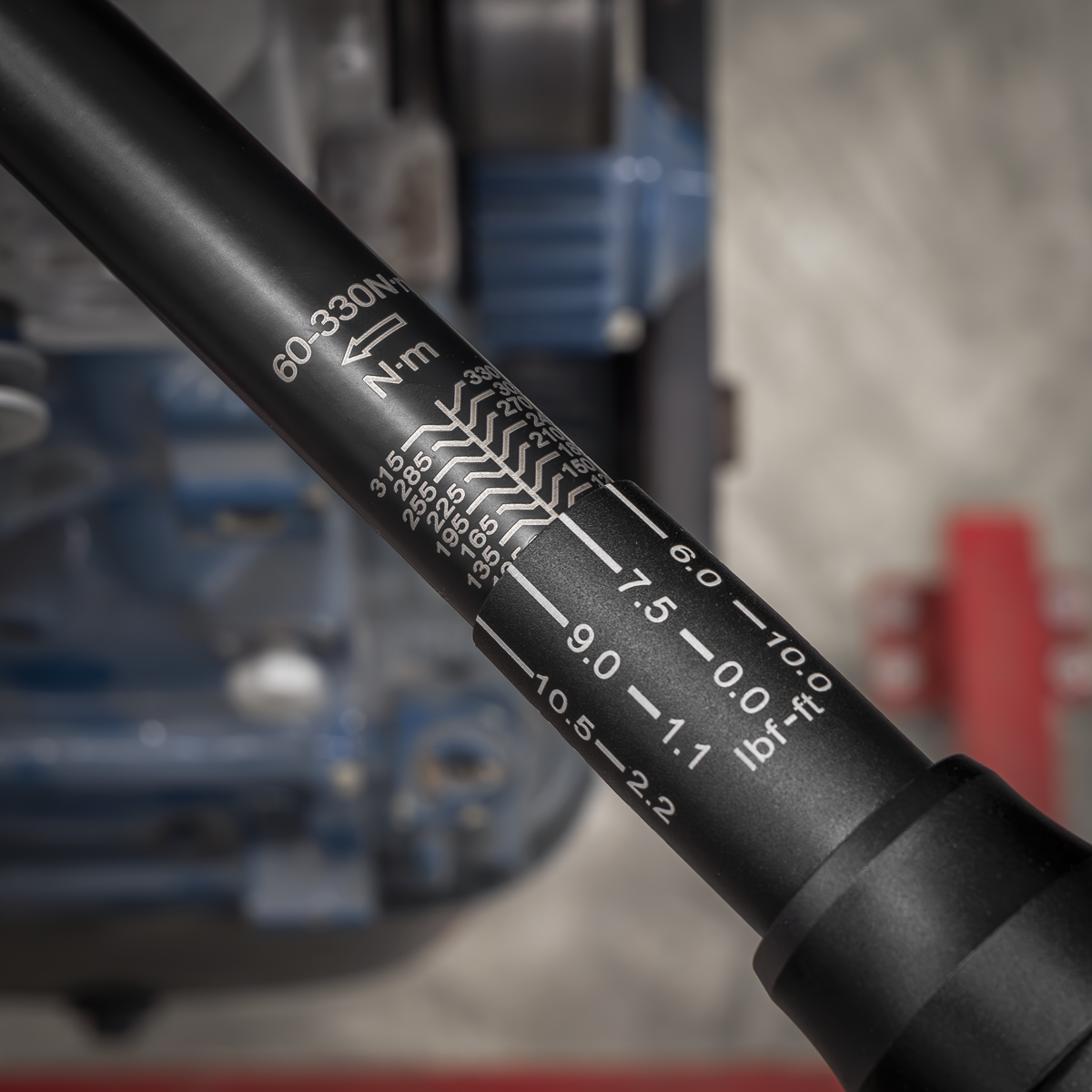 Premier Black STW905B Torque Wrench Micrometer 1/2"Sq Drive Calibrated 60-330Nm - Premier Black