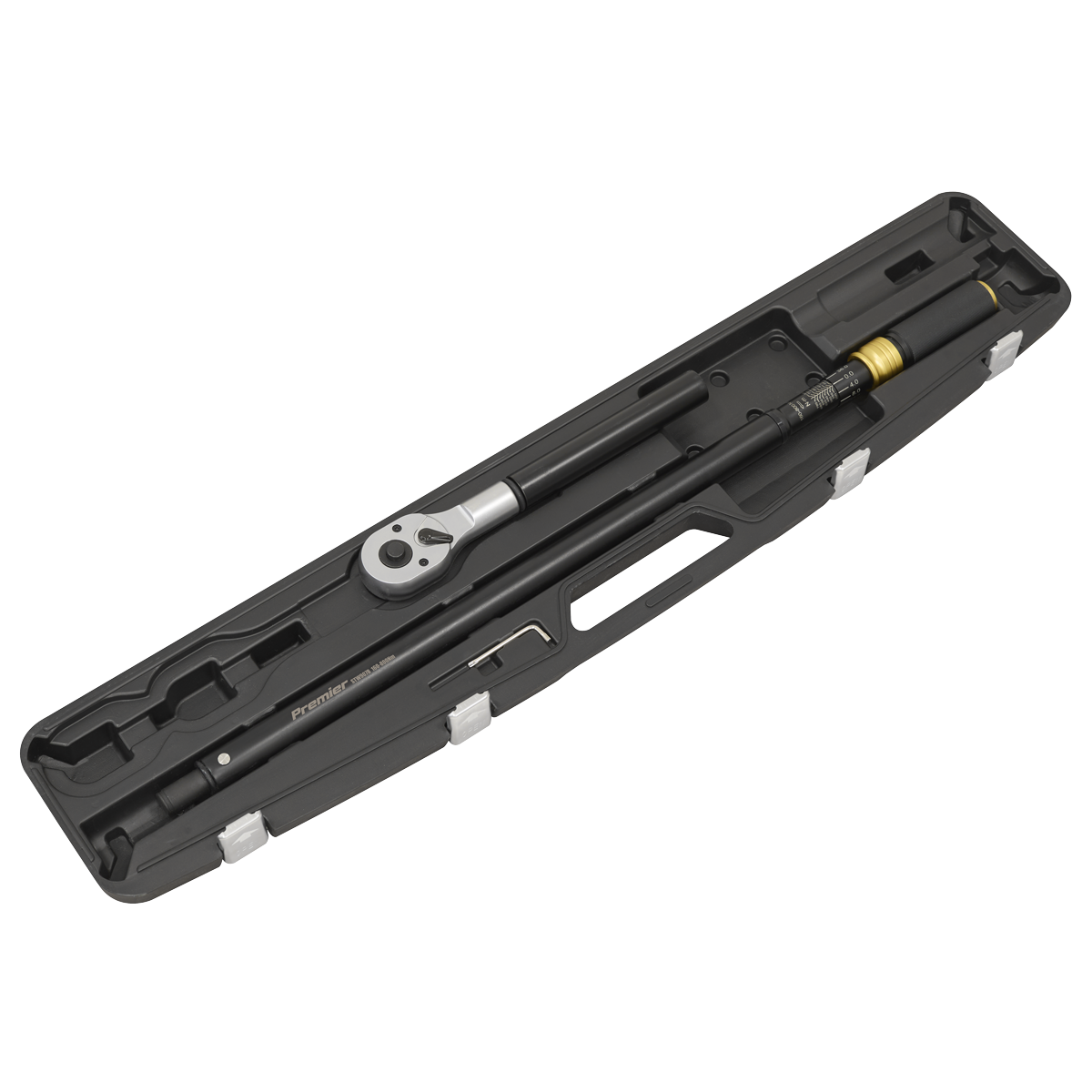 Premier Black STW907B Premier Black Torque Wrench Micrometer 3/4"Sq Drive Calibrated 160-800Nm