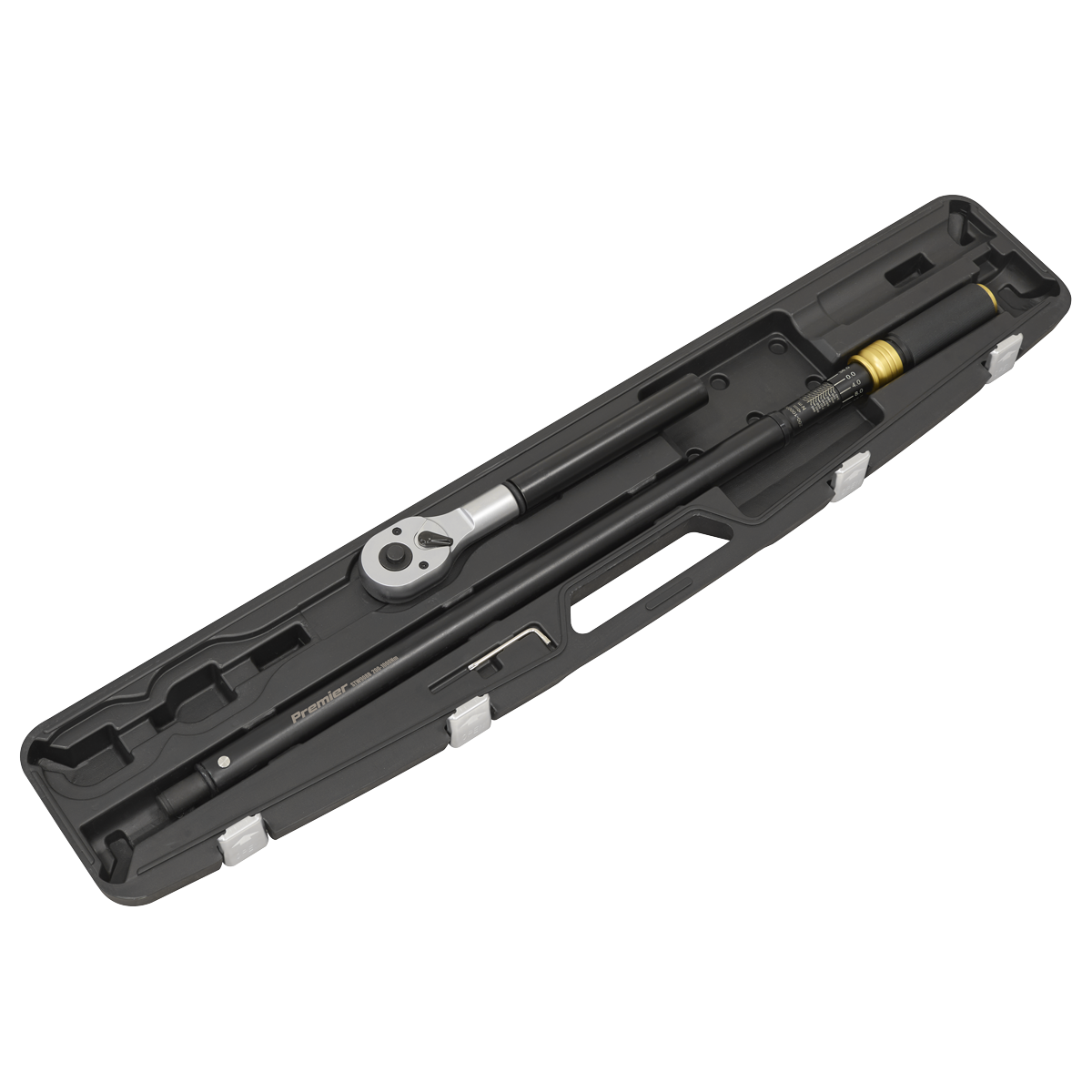 Premier Black STW908B Premier Black Torque Wrench Micrometer 3/4"Sq Drive Calibrated 200-1000Nm