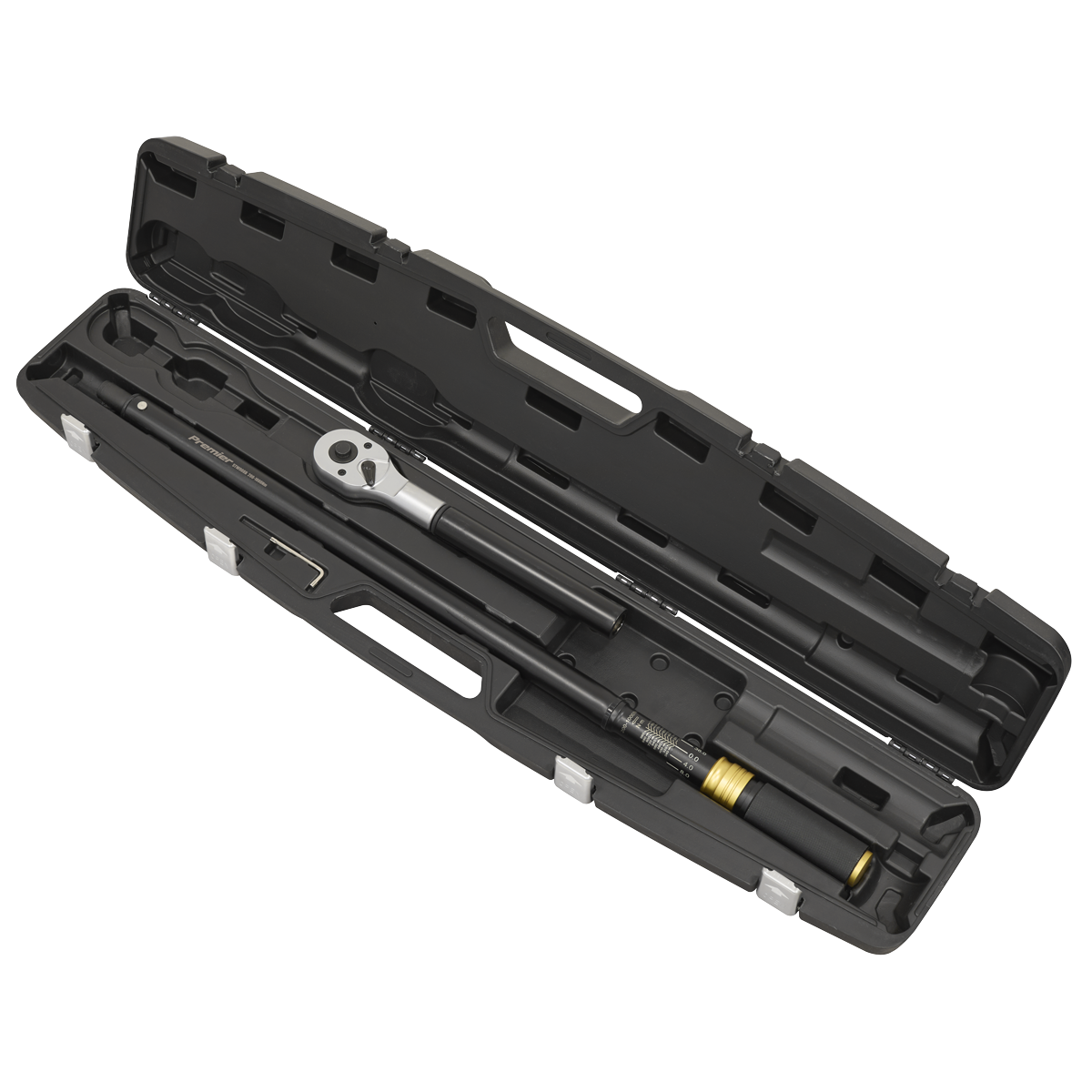 Premier Black STW908B Premier Black Torque Wrench Micrometer 3/4"Sq Drive Calibrated 200-1000Nm