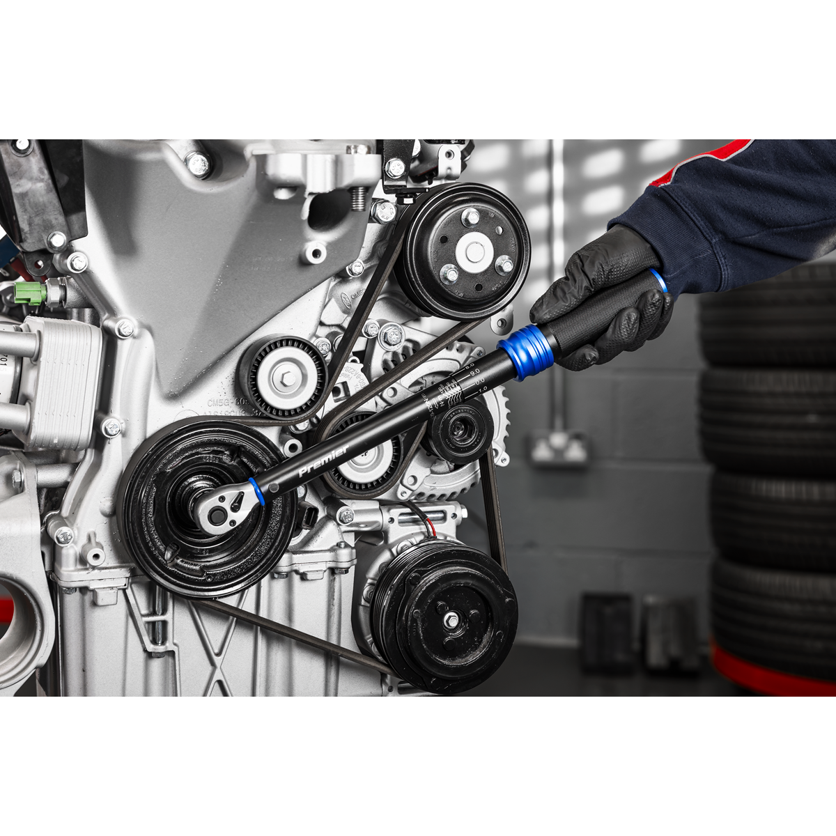 Premier Black STW909SETB Premier Black Torque Wrench Micrometer & Torque Screwdriver Set 4pc