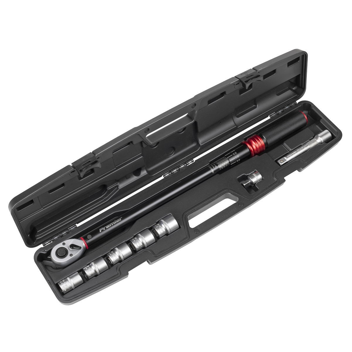 Premier Black STW915B Premier Black Torque Wrench Set 1/2"Sq Drive 60-330Nm 8pc