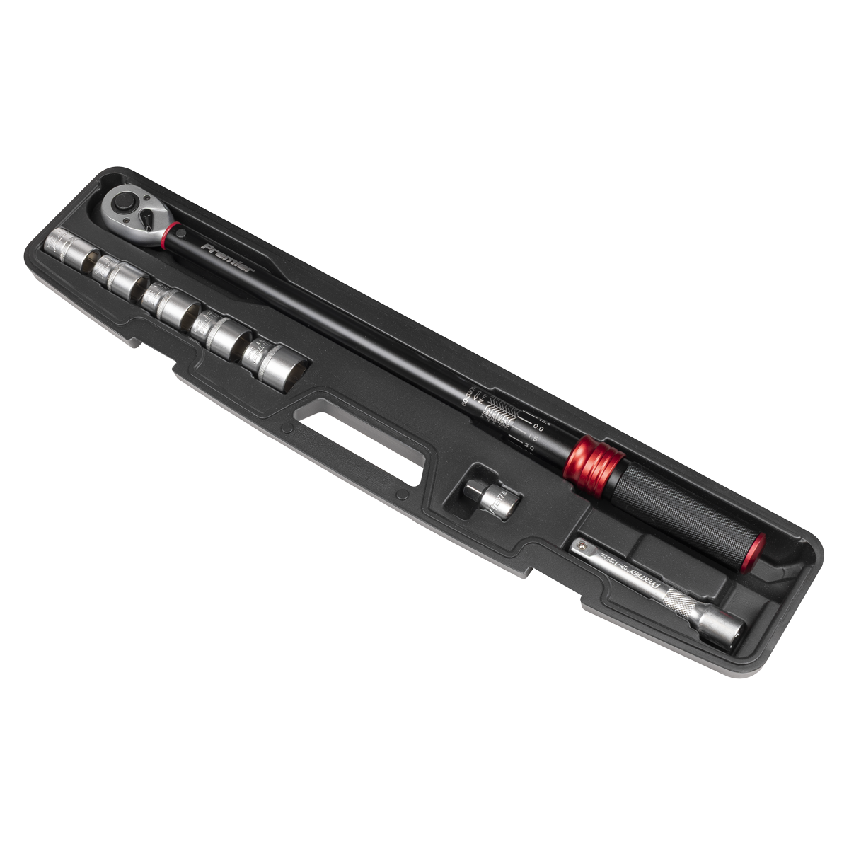 Premier Black STW915B Premier Black Torque Wrench Set 1/2"Sq Drive 60-330Nm 8pc