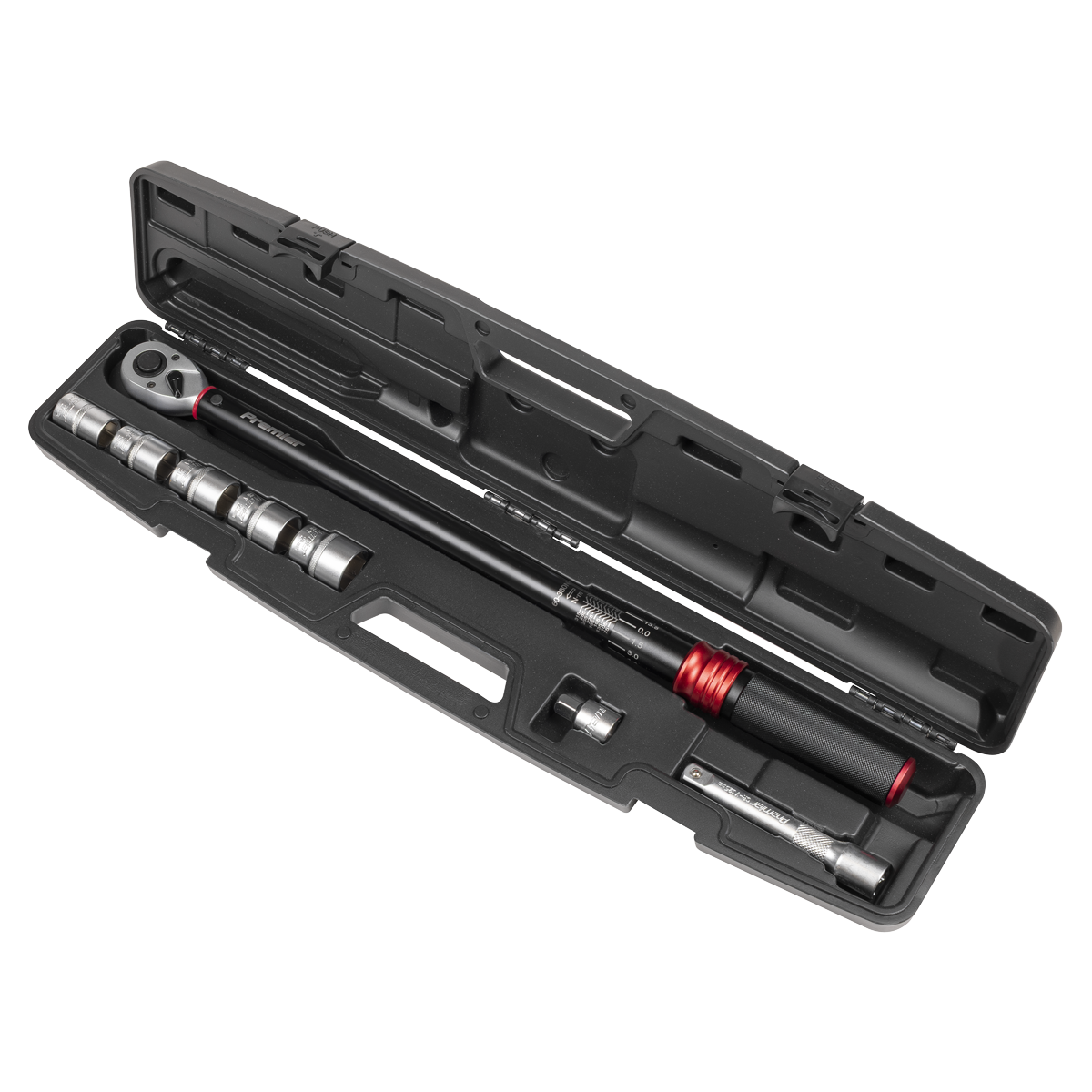 Premier Black STW915B Premier Black Torque Wrench Set 1/2"Sq Drive 60-330Nm 8pc